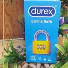 Durex Extra Safe alat kontrasepsi aman, isi 12 pcs per box