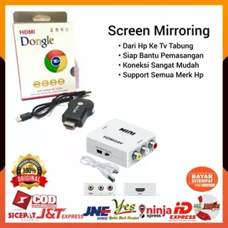 [COD] PAKET ANYCAST DONGLE DARI HP KE TV TABUNG / ANYCASH DONGEL MIRACAST WIFI DISPLAY SCREEN MIRRORING / PENGHUBUNG HP KE TV