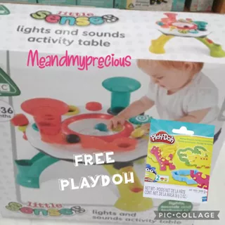 Elc little senses light and sound activity table new design original BARU FREE BUNGKUS KADO DAN WRAP