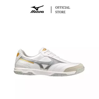 Mizuno Sepatu Futsal Morelia Sala Classic In White Silver Gold MIZQ1GA230203