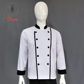 Chef Wear DIAZ Baju Koki LS Putih