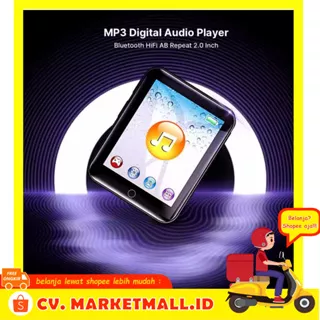 MP4 Audio Video Player Klip Pemutar Digital MP3 Mendukung Eksternal 64GB 2.0 Inch Worallymy S309 - 7CPL07BK