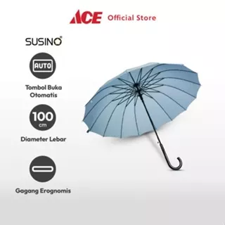 Ace Susino Payung Otomatis Japan Style Umbrella Alat Peneduh Payung Travel Pelindung Hujan