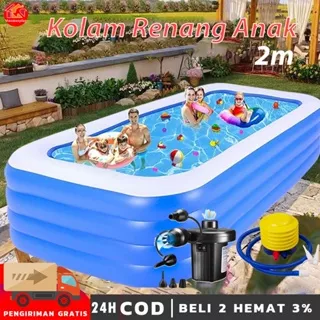 kolam renang anak jumbo murah meriah/Kolam renang anak kolam mandi bola kolam renang anak ukuran jumbo inflatable pool kolam renang karet/kolam renang anak kecil + pompa/kolam renang anak jumbo 3 rings