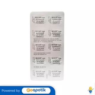 NEXIUM MUPS 20 MG STRIP 10 TABLET