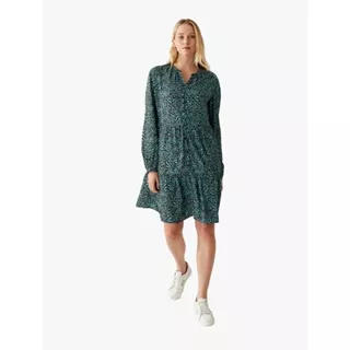 M&S - Dress Wanita - Printed Knee Length Shirt Dress