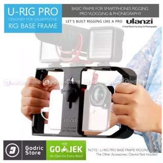 ULANZI U-RIG PRO Smartphone Video Rig 3 Bracket Phone HP Video Vlogging Stabilizer