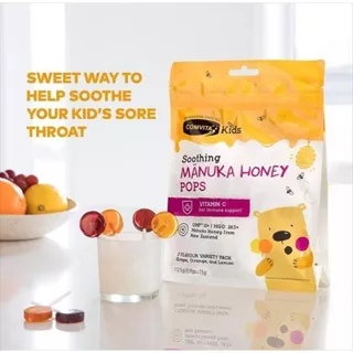 Comvita Kids Soothing Manuka Honey Pops UMF 10+ (15 pops)