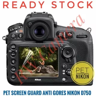 PET Screen Guard Nikon D750 D780 D600 D610 D7000 D7100 D7200 D600 D610 D500 D5 D800 D810 D850 D3200 D3300 D3400 D5100 D5200 Pelindung Layar LCD Anti Gores Layar LCD Protector Protektor