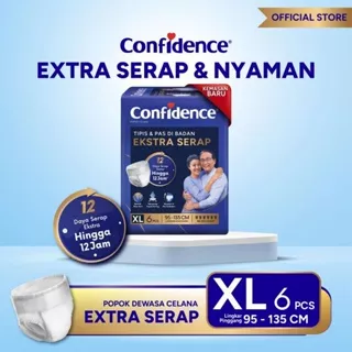 Confidence Ekstra Serap XL6 - Confidence Popok Celana Extra Serap XL 6