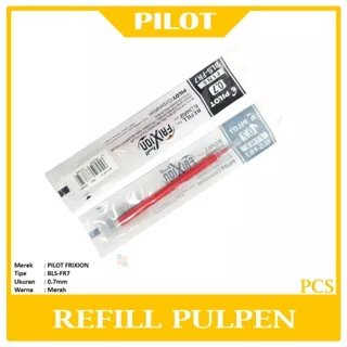 PILOT - Frixion Refill Gel Pulpen 0.7mm Merah - Pcs