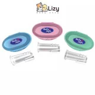 Baby Safe Finger Toothbrush and Gum Massager Sikat Gigi Bayi Silikon