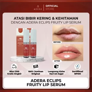 [ORI PRODUCT] ADERA Eclips Fruity Lip Serum Beli 1 Gratis 1 Membuat Bibir Tampak Lebih Sehat dan Merah Alami Sudah BPOM TOP PRODUK BISA COD