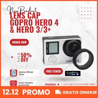 Pelindung Lensa Gopro Hero 3 Hero 4 Hero 3+ Hero 3 Plus Lens Cap Anti Gores Lens Protective