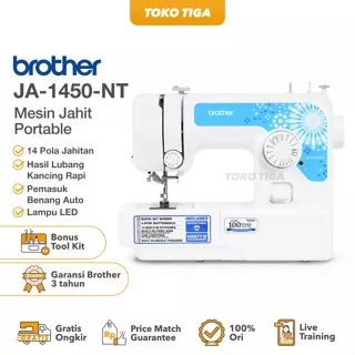 Mesin Jahit Brother JA1450NT/JA 1450 NT/JS 1410 (Portable Multifungsi)