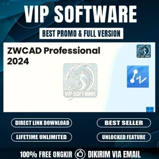 [Full Version] ZWCAD Professional 2024 SP1 Lifetime Pro Win OS - Software CAD untuk desain teknik dan arsitektur