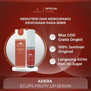 [ORI PRODUCT] Eclips Fruity ADERA Lip Serum with Watermelon Extract Bibir Tampak Sehat dan Merah Alami Sudah BPOM TOP PRODUK BISA COD