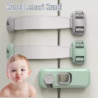 Kunci Lemari Kunci Pengunci Kulkas Pengaman Pintu Pengaman Lemari Pengunci Lemari Laci Safety Lock Kunci Pintu Laci Pengaman Bayi