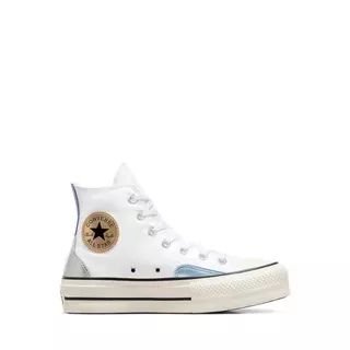 Converse CTAS Lift Women's Sneakers - White/Silver/Gold