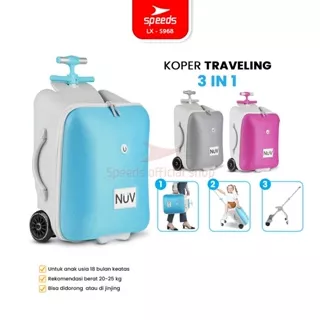 Koper Tunggang Anak 3in1 Stroller Travelling Luggage Dorong Multifungsi Smart Travel NUV S968