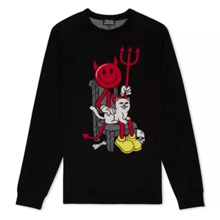 Rip N Dip Devilman Nerm Knit Sweater Black