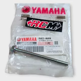 95822-06090 BOLT BAUT COVER DUCT AIR CVT DEPAN MIO J MIO GT MIO M3 SOUL GT 115 FINO X-RIDE ORI ORIGINAL YAMAHA YGP ASLI