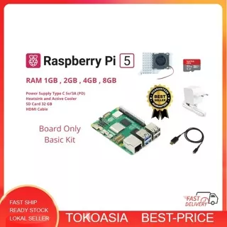 *Paket/Board* Raspberry Pi 5 - 1GB/ 2GB/4GB/8GB