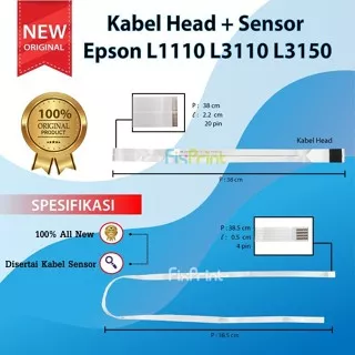 PAKET Kabel Print Head + Sensor Epson L1110 L3110 Flexible Cable Printer L1110 L1210 L1250 L1256 L3100 L3110 L3116 L3210 L3216 L3150 L3156 L3250 L3256 L5190 L5290 L5296