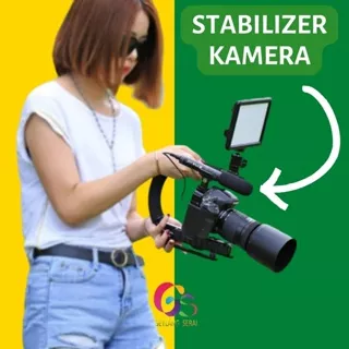 Camera Stabilizer Grip Video Handle C Shape for Hp DSLR GoPro Xiaomi Yi