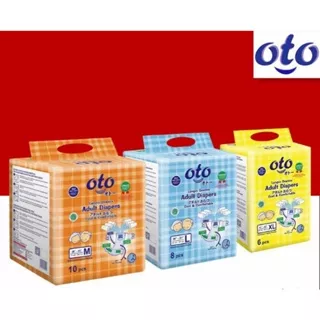 OTO Adult Diapers Popok Dewasa tipe perekat M10/L8/XL6