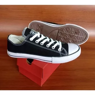 SEPATU Sneakers Putih & Hitam pria fashion ss.senji terlaris// sepatu sekolah pria wanita termurah conv3rsi3//Sepatu Casual Convers Allstar Chuck_Taylor Classic Premium Low End Pendek Sneakers Cowok Cewek