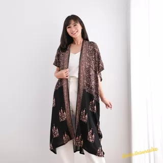 BATIK UNIVERSALKU - Long Kimono batik outer. Long Cardigan - Castle Sogan
