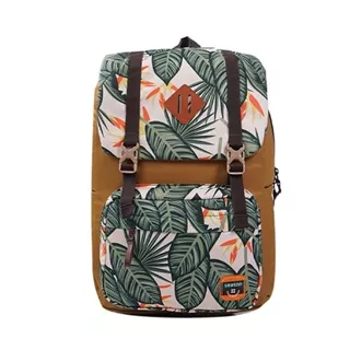 Tas Ransel Sekolah Wanita Season Tropical Leaves 3