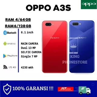 OPPO A3S RAM 4/64 GB & 6/128GB BERGARANSI 1 TAHUN