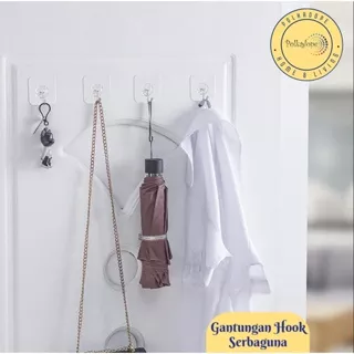 Gantungan Tempel Hook Magic Sticky Plug Hook Gantungan Dinding