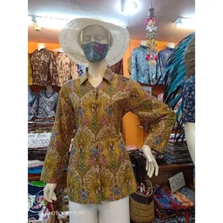 Toko bakul batik,Blouse batik wanita lengan panjang