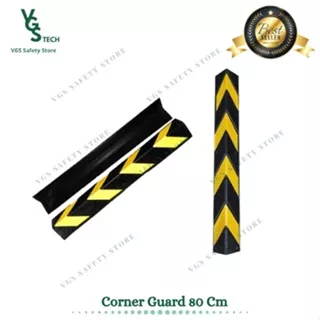 Karet Bumper Pengaman Tiang Sudut Rubber Corner Guard Pelindung Sudut Dinding 80 Cm