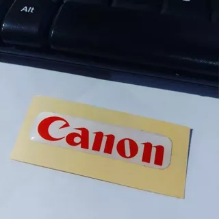 Sticker Resin Timbul Canon Camera Stiker Lentur 3D Kamera