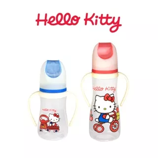 Hello Kitty Regular Round Bottle With Handle Botol Susu Bayi Bunny