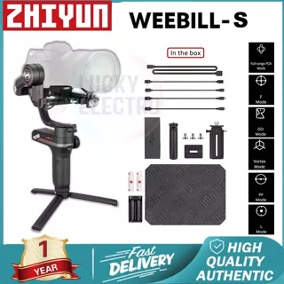Zhiyun-Tech WEEBILL-S 3-Axis Gimbal Stabilizer For DSLR Dan Mirrorless / Zhiyun Weebill S Gimbal Stabilizer Original