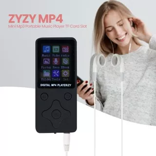 ZYZY MP4 Player Mini Mp3 Portable Music Player TF Card Slot - T1