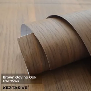 Kertasive PVC Interior Film - S-Series Brown Govina Oak