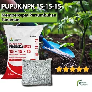 Pupuk NPK Phonska Plus 15 15 15 1kg Purie Garden