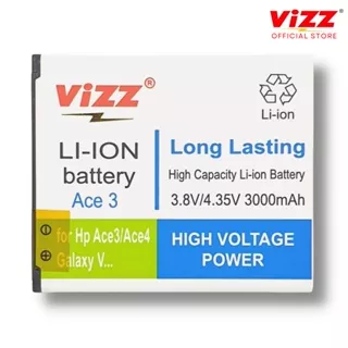 VIZZ Baterai Samsung Ace 3 Batre Ace 3 / Ace 4 / Galaxy V / J1 Mini