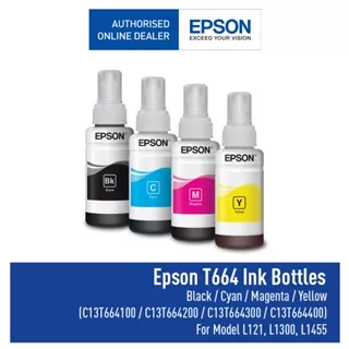 Tinta EPSON Original 664 untuk printer L120, L360, L1300, L220, L210, L121