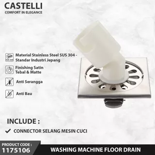 Floor Drain Castelli Saringan Pembuangan Air Kamar Washing Machine Floor Drain - 1175106