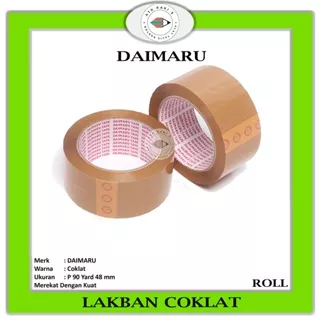 DAIMARU - Lakban Coklat Daimaru 90 Yard ATK -Roll