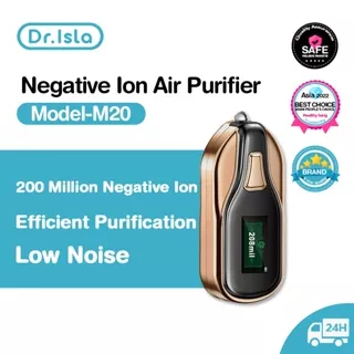 Dr.Isla Air Purifier Pembersih Udara Portabel Mini Personal Air Purifiers Yang Dapat Dipakai Kalung Penyegar Udara Ion Negatif Anak M20