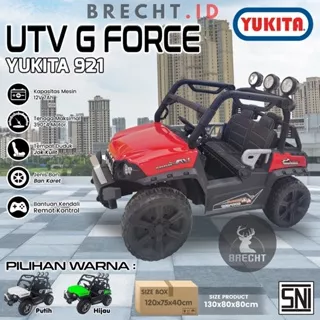 Mainan Anak Mobilan Aki Yukita UTV G FORCE 921 Licensed Ban Karet Jok Kulit