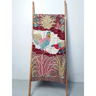 KAIN BATIK BAHAN KATUN PREMIUM HALUS / KAIN BATIK BOGOR MOTIF BAMBU / CINDERAMATA KAIN BATIK